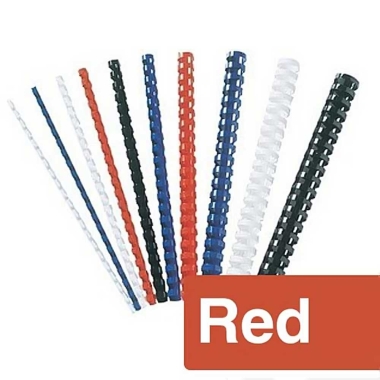 Dorsi plastici 6mm rosso...