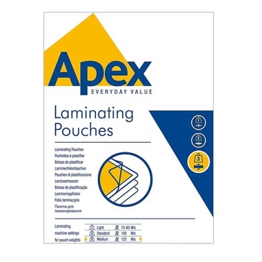 Pouches Apex  A4 125my pz.100