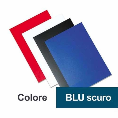 Ellen - cartoncino goffrato lino 250 gr A3 (100 pzi) - blu scuro