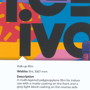 Polyprop Film Matt 200mic -...